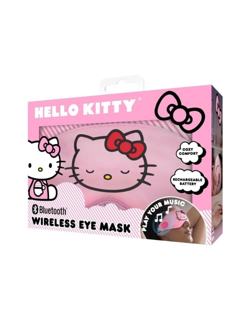 Hello Kitty Bluetooth Wireless Sleep Mask w/ Built-in Speakers
